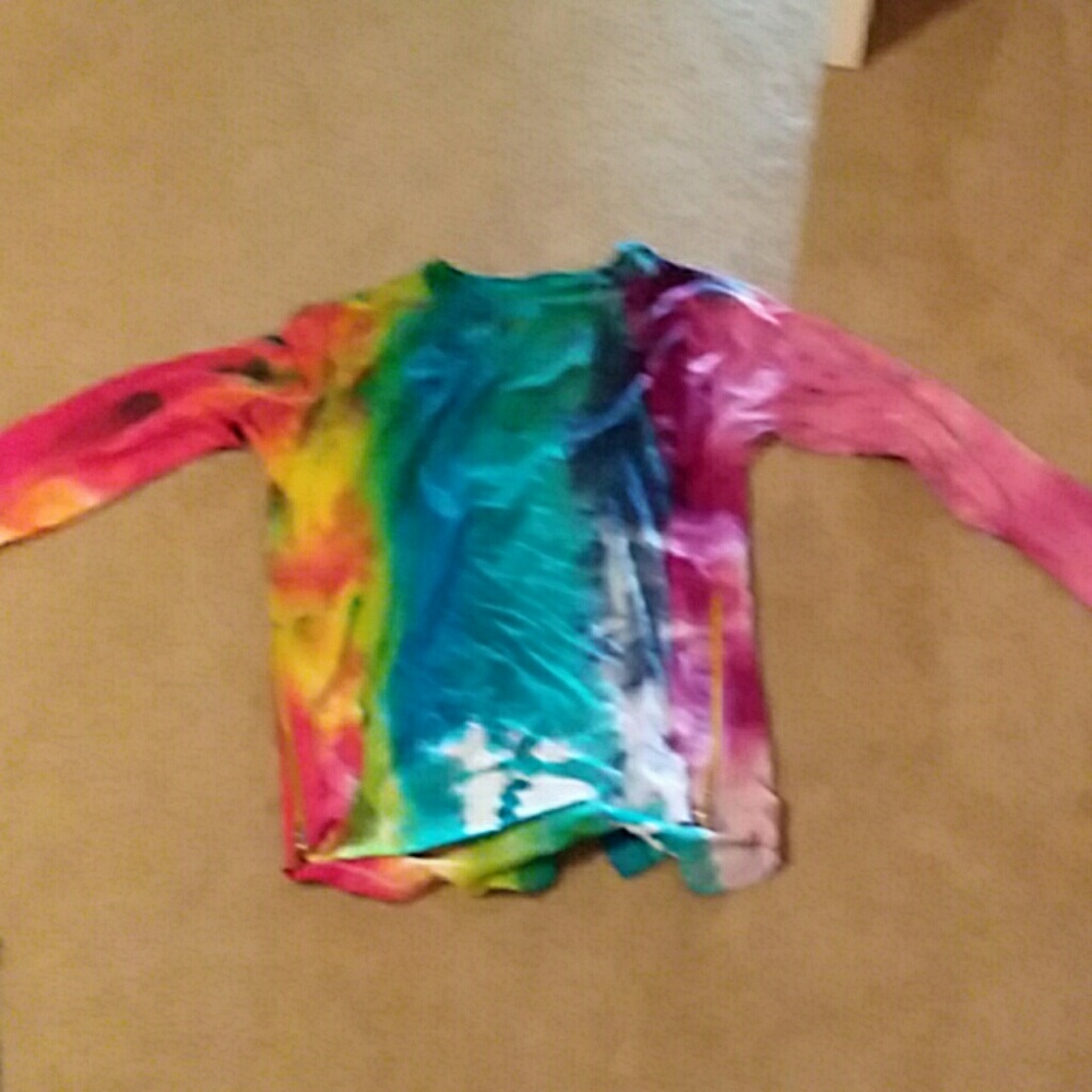 A tye-dye-t-shirt